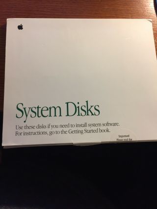 Apple Macintosh System 7.  1 Lc Iii Install Software Part 600 - 0652