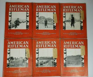 1936 American Rifleman Magazines Complete Set Of 12