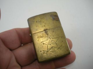 Very Rare Vintage Brass Vietnam Zippo Lighter
