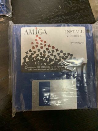 Amiga Os Workbench 3.  1 Disk Set 3.  5 " Dd Floppy Disks -