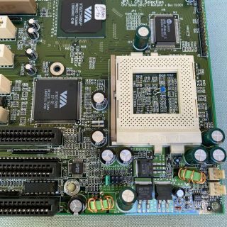 Computer Motherboard Socket 7 AMD Cyrix Pentium VIA Winbond BIOS MVP3C - M 100MHz 2