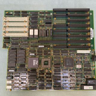 Large Computer Motherboard Intel I386 Dx Cpu Processor Made Usa Vlsi Isa A80386d