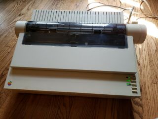Vintage Apple Macintosh Imagewriter Ii Printer W/ Box,  Power & Peripheral Cords