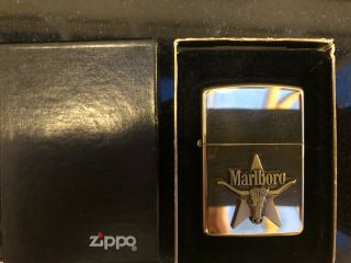 Zippo,  Marlboro Longhorn,  Lighter,  1932 - 1990 ( (rare))