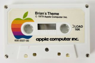 Vintage Cassette Tape Apple Computer Inc 1979 Brian 