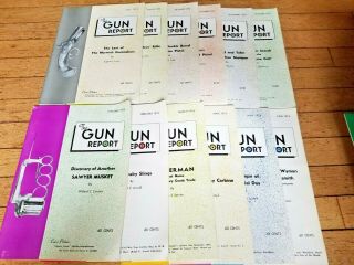 Vintage 1974 The Gun Report Complete Year All 12 Issues