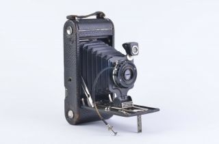 Vintage Kodak No.  1a Autographic Junior Folding Camera W/ Cable Release,  Stylus