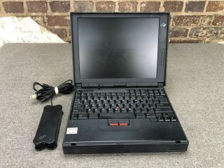 Ibm Thinkpad 380d Laptop Computer With Power Supply