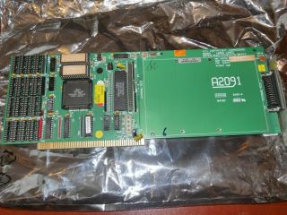 Commodore Amiga A 2091 Scsi Controller,  Ram Board,  2000,  3000,  4000