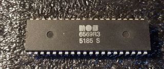 Mos 6569r3 Vic Chip,  For Commodore 64,  And,  Extremely Rare