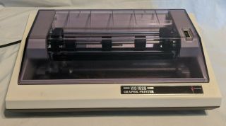Vintage Commodore 64 Printer Model Vic - 1525 Powers Up Printer Head Moves