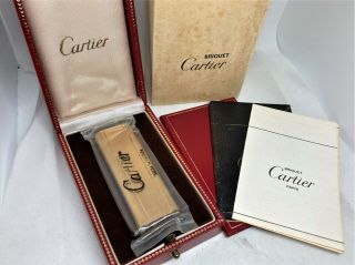 Unsealed Cartier K18 Gold - Plated Grain D 