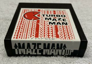 Turbo Maze Man Cartridge Rare Pac - Man Clone for Commodore 64 C64 2