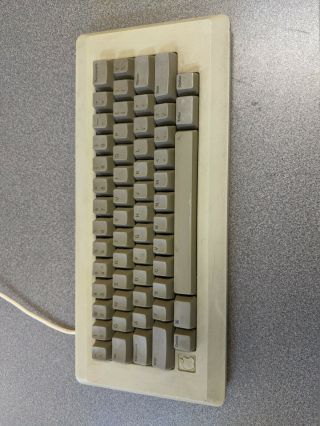 Apple Keyboard For Macintosh 128k 512k 512ke Mac Plus Rare Vintage M0110a