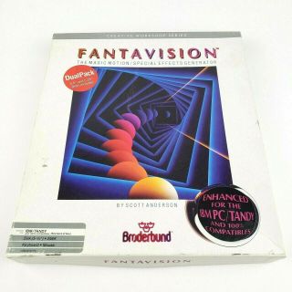 Broderbund Fantavision The Magic Motion/special Effects Generator Ibm/tandy
