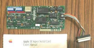 Apple Ii Ii,  Iie Serial Card Ii P/n: 670 - 8020 - C