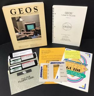 Geos Graphic Environment Operating System For Commodore 64,  64c And 128 Computer