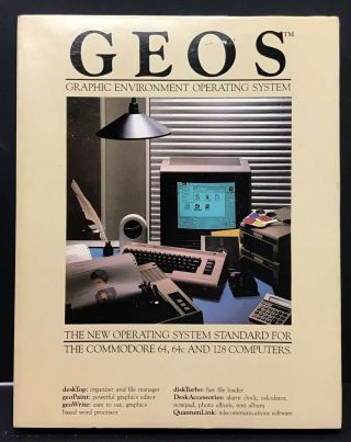 GEOS Graphic Environment Operating System For Commodore 64,  64c And 128 Computer 2