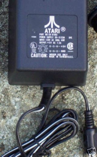 Power Supply 3 Each Xl/xe Ac Adapters Plug 1.  5a Atari Ver 3 Co61982