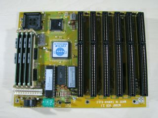 Motherboard 386 W/cpu Intel 386sx - 20,  Ram 4mb (4 X 1mb) Simm 30pin