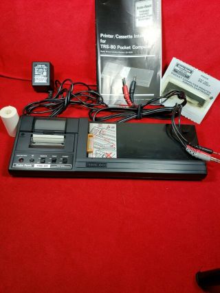 Radio Shack Printer/cassette Interface For Trs - 80 Pocket Computer