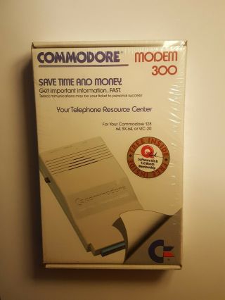 Nos Commodore Modem 300,  Model 1660,  Factory