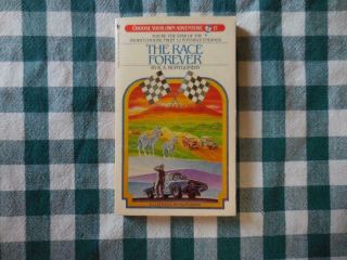 1983 1st Vintage Choose Your Own Adventure 17 The Race Forever R.  A Montgomery