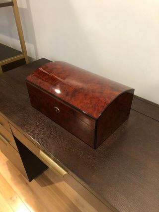 Daniel Marshall Treasure Chest Humidor Burl Wood Limited Edition 66 Of Only 200 2