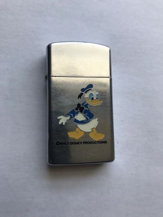 1976 Donald Duck Disney Zippo Lighter