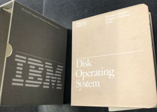 Vintage Ibm Dos 2.  10 Disk Operating System 5.  25 " Floppy Disk Software Ibm Pc