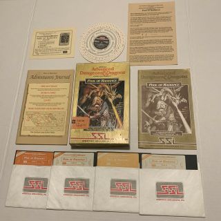 Advanced Dungeons & Dragons Pool Of Radiance Commodore 64/128 | Ssi D&d