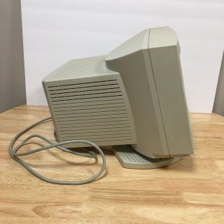 Vintage 1992 Apple Macintosh Color Display Monitor Fcc Id: Bcgm1212 Computer