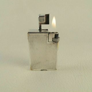Savory / Handy Silverplate Lighter By Dunhill Switzerland Patent 477768 2102108