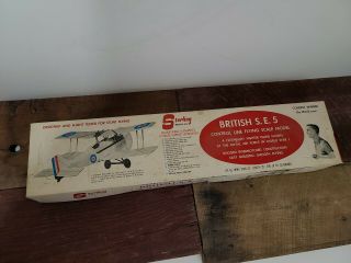 Vintage Sterling Models Balsa R/c British Wwi Se - 5 Aircraft Kit Parts