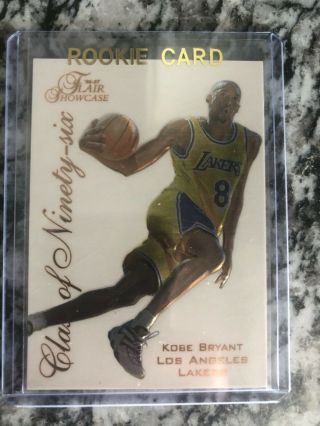 Kobe Bryant 1996 - 97 Flair Showcase Rc Class Of 96 Card 4 Of 20 Sharp &