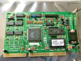 Vintage Oak Technology Otivga 1580 Oti087 Chipset Isa 16 Bit Vga Card Usa Stock