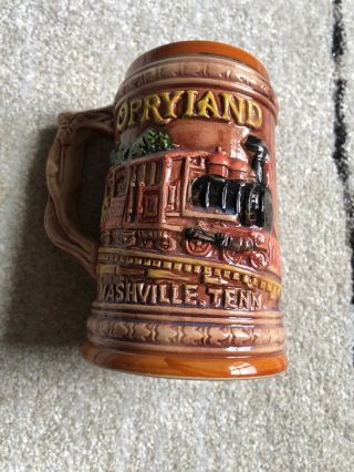 Vintage Beer Stein Usa Nashville Music City Mug Opryland Fast Ship Look Rare