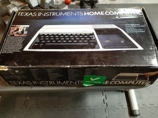 Texas Instruments Ti - 99/4a Home Computer With Video Modulator - Powers On