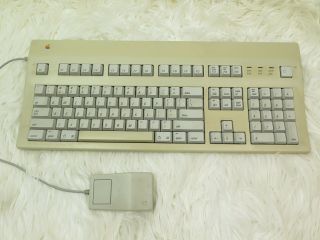 Apple Extended Keyboard Ii M3501 With Bus Mouse G5431  Look