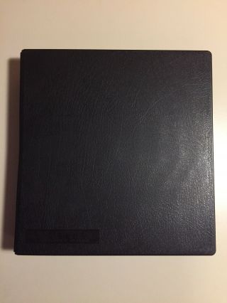 6 Vintage 1980 Kas - Ette/10 Library Case 8” Floppy Disk Black Cases Chronoscepter