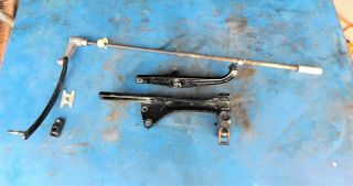 1977 Vintage Mercury 850 85 Hp Outboard Motor Shift & Throttle Arms And Assembly