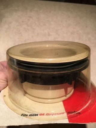 Vtg Ge General Electric Garbage Disposal Flange And Stopper,  Almond,