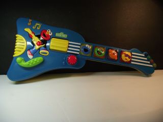 Vintage 1998 Fisher - Price Sesame Street Elmo & Friends Rock & Roll Guitar