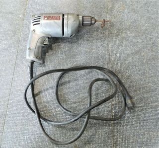 Vintage Porter Cable No.  577 Metal Heavy Duty 1/4 " Electric Drill,