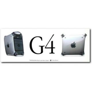 Vintage Authentic Apple Power Macintosh G4 Computer And Cinema Display Posters