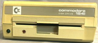 Commodore 1541c Tested&works W/cords,  3 Games,  Book,  R/w Head Card Sn:ja1147043