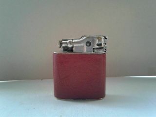 Vintage Lift Arm marathon windlite Pocket Cigarette Lighter Leather 2