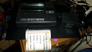 Timex Sinclair 2040 Thermal Printer With Power Supply And Two Rolls