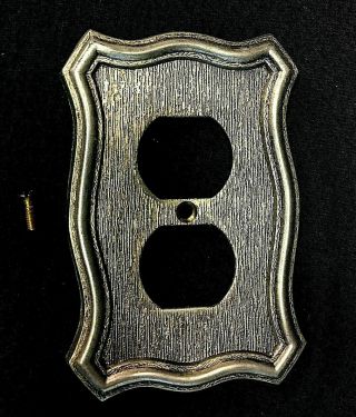 Vintage Burnished Brass Duplex Outlet Wall Plate Cover American Tack & Hardware