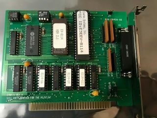 Rare Vintage Everex Ev - 8114 Pc/xt/at Scsi Host Adapter With 25 Pin External Port